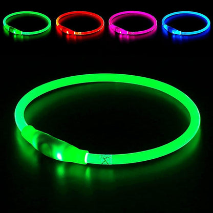 BrightBark™ - Rechargeable LED Dog Collar