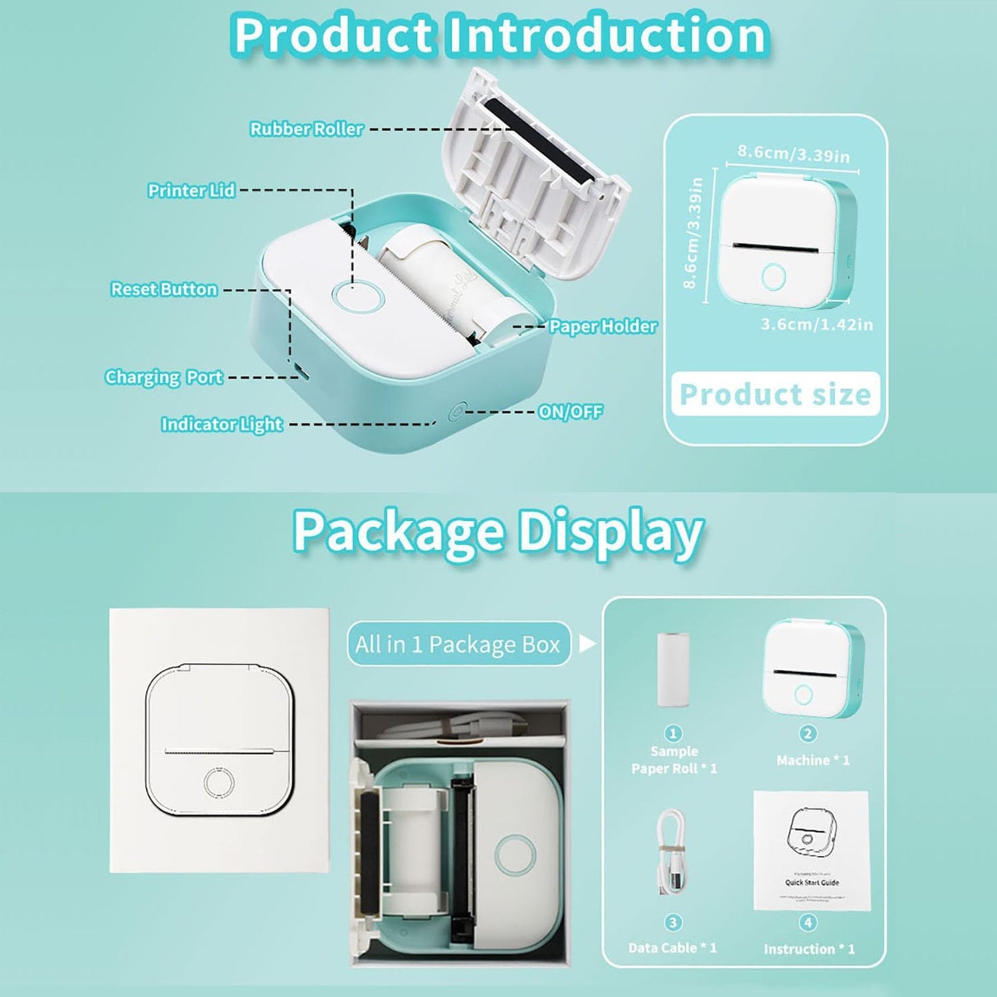 PocketInkz™ - On The Go Pocket Printer