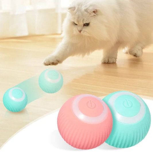 PurrPlaysphere - Smart Moving Cat Toy ---