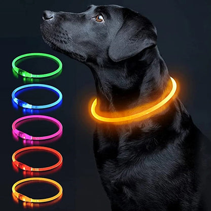 BrightBark™ - Rechargeable LED Dog Collar